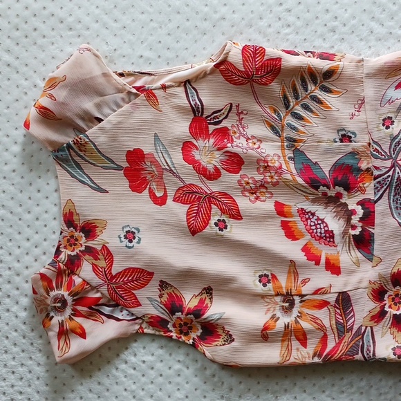 Sanctuary - Jolynn Wrap Midi Dress in Desert Floral Size 4 - Picture 8 of 14